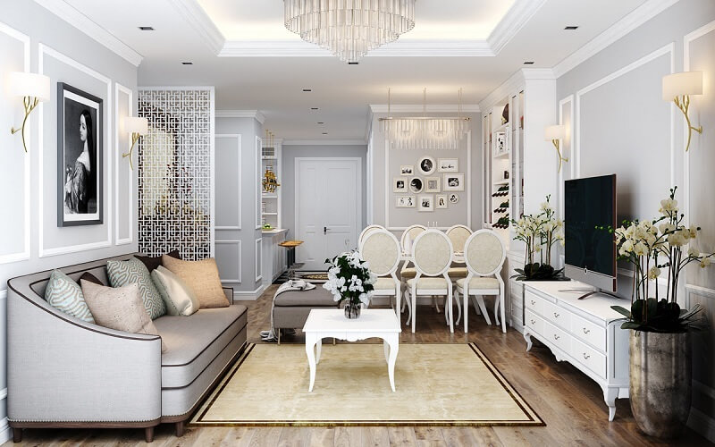 thiết kế nội thất phòng khách
