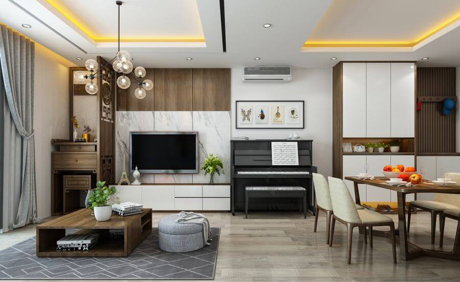 thiết kế nội thất nhà phố
