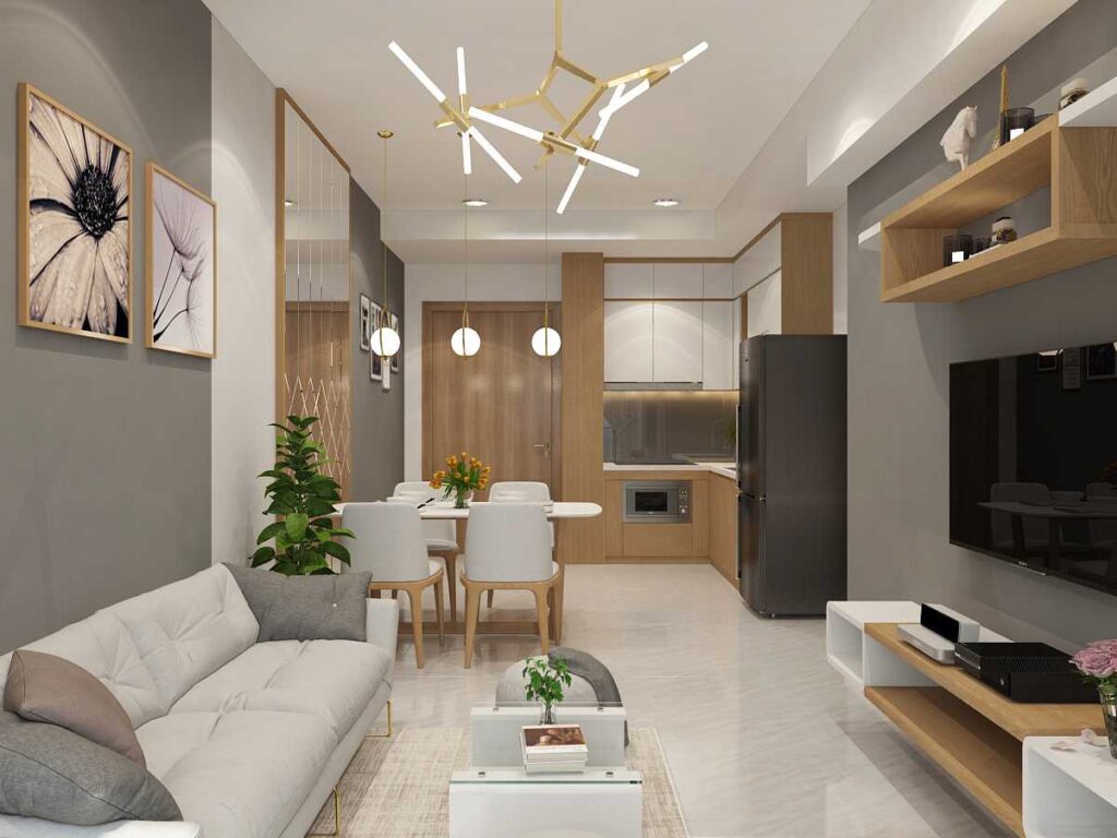 thiết kế thi công nội thất nhà chung cư