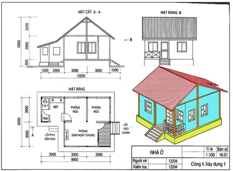bản vẽ thiết kế xây dựng