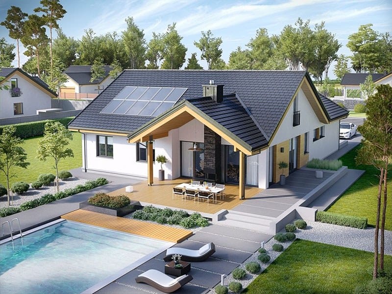 Xây dựng nhà biệt thự kiểu Mỹ bạn đã thử chưa?