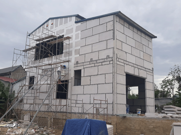 Lợi ích của việc xây nhà bằng gạch bê tông xốp